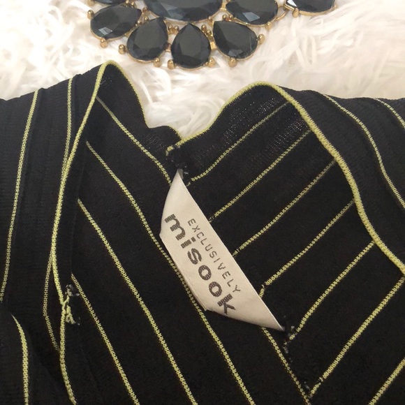 MISOOK Black and Green Striped Top - Picture 6 of 6